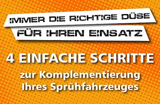 Immer die richtige Düse für Ihren Einsatz Immer die richtige Düse für Ihren Einsatz