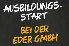 Grafik mit Text Ausbildungsstart bei EDER GmbH