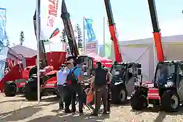 Bild vom Manitou Stand bei der Agrarschau 2018