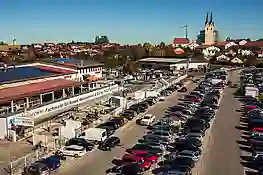 Bild vom Parkplatz bei der Kirchweih Ausstellung