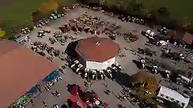 Drohnenbild vom Landtechnik Büro in Tuntenhausen