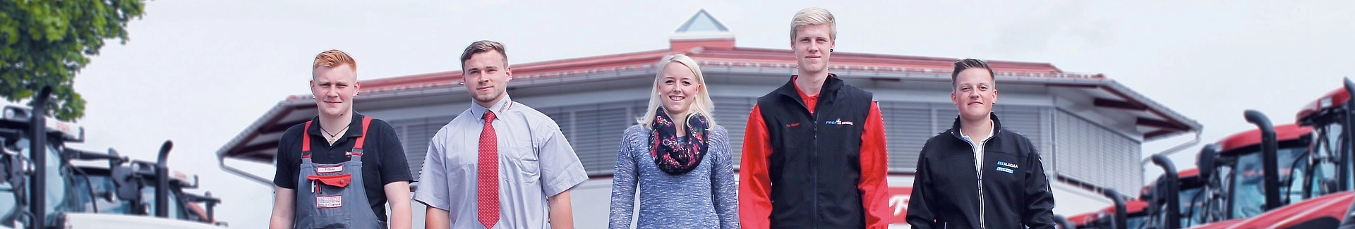 Header Ausbildung Bild von 5 Azubis bei EDER
