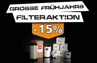 Große Frühjahrs-Filteraktion! Große Frühjahrs-Filteraktion!